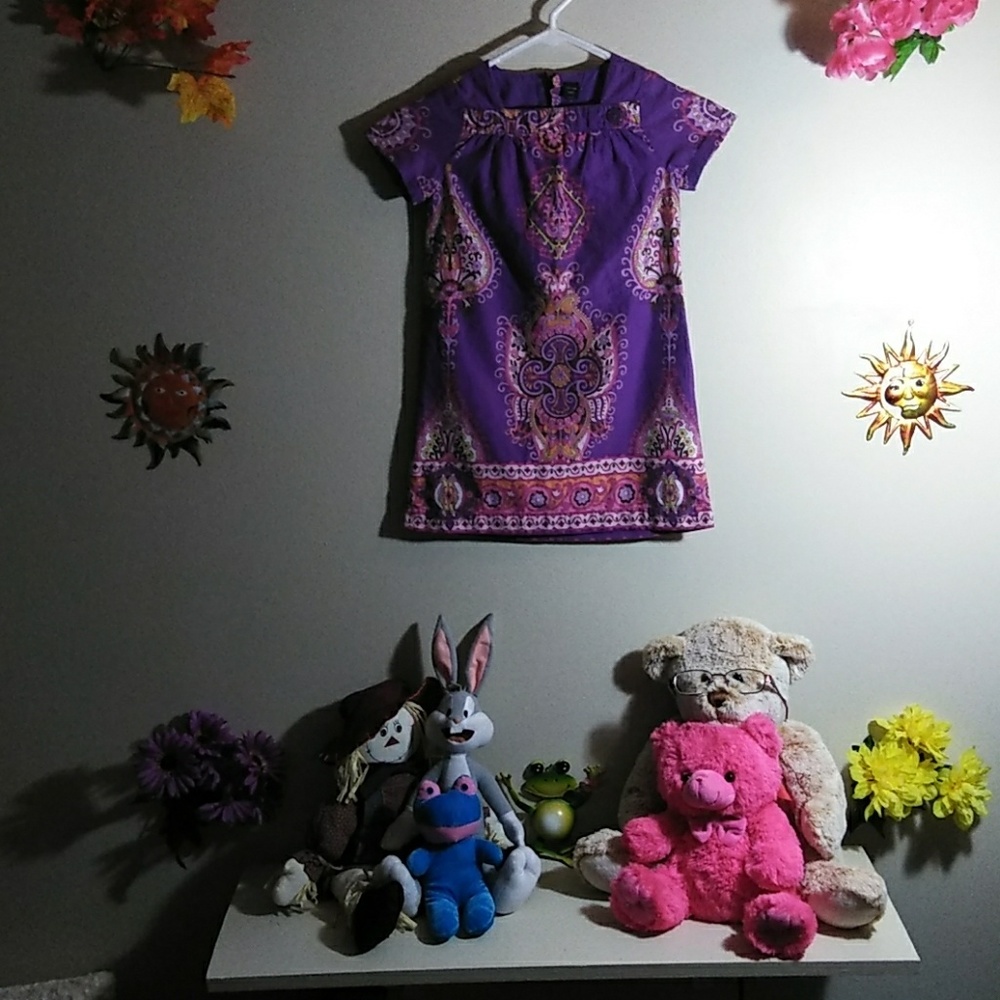 Toddler purple dress